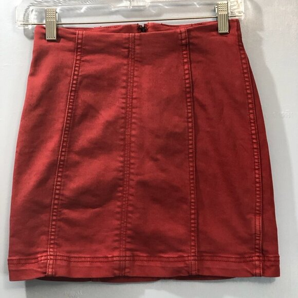 Free People Mini Skirt - Picture 1 of 5